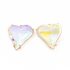 Brass Cubic Zirconia Pendants KK-A181-VF470-1-3