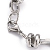 Tarnish Resistant 304 Stainless Steel Link Chain Bracelets BJEW-Z011-08P-2