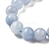 Dyed Natural Malaysia Jade Beads Strands G-G021-02B-22-3