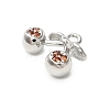 Brass Micro Pave Cubic Zirconia Pendants KK-L229-001P-02-2