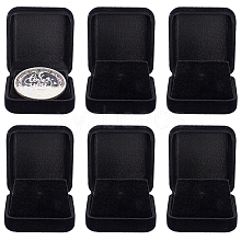 Square Velvet Medal Storage Boxes CON-WH0087-88