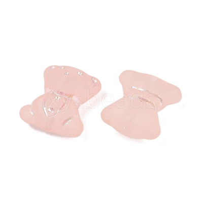 Frosted Transparent Acrylic Beads X1-OACR-P029-20B-02-1