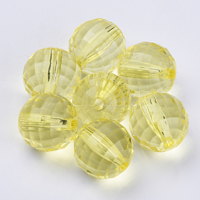 Transparent Acrylic Beads TACR-Q254-8mm-V21-1