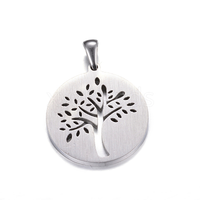Non-Tarnish 304 Stainless Steel Pendants STAS-K162-105P-1