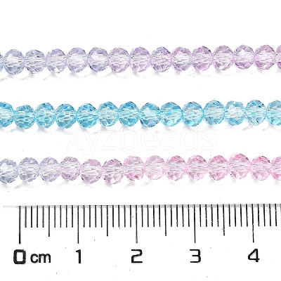 Transparent Painted Glass Beads Strands LS-DGLA-A034-T4mm-A22-1