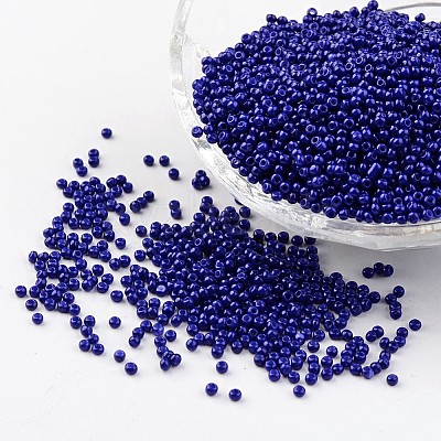 12/0 Grade A Baking Paint Glass Seed Spacer Beads X-SEED-Q009-FJX02-1