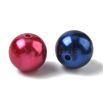 ABS Plastic Imitation Pearl Round Beads SACR-S074-20mm-M-1