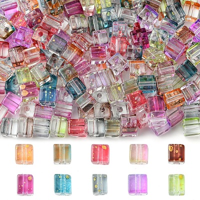 Spray Painted Glass Seed Beads SEED-FS0001-36-1