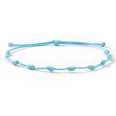 Adjustable Polyester Cord Braided Bracelets for Friendship Couple UP1845-6-1