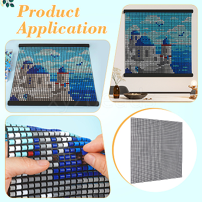 Square Plastic Pegboards used for DIY Fuse Beads KY-WH0816-003-1