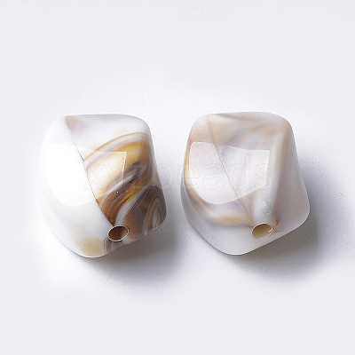 Acrylic Beads X-OACR-T007-08H-1