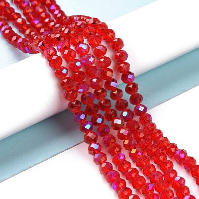 Electroplate Glass Beads Strands EGLA-A034-T4mm-L09-1