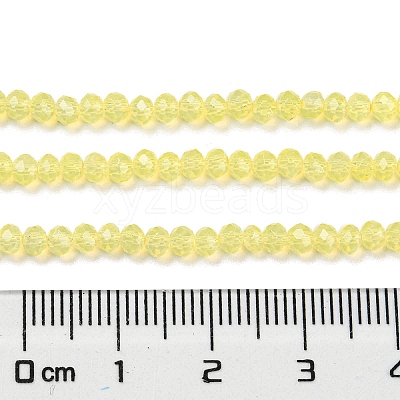 Baking Paint Transparent Glass Beads Strands DGLA-A034-J2mm-B07-1