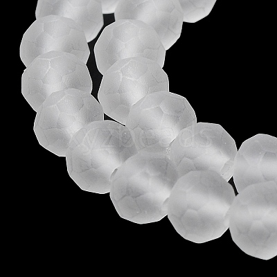 Transparent Glass Beads Strands EGLA-A044-T8mm-MD19-1
