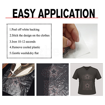 Glass Hotfix Rhinestone DIY-WH0303-312-1