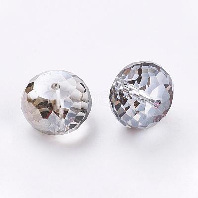 Electorplated Glass Beads EGLA-E005-M-1