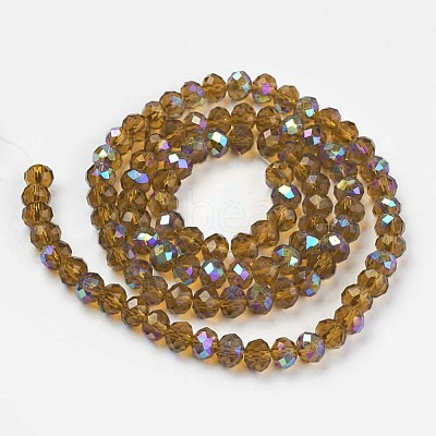 Electroplate Glass Beads Strands EGLA-A034-T8mm-L10-1