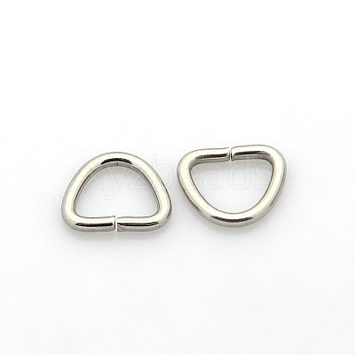 Tarnish Resistant 304 Stainless Steel Triangle Rings STAS-N040-03B-1