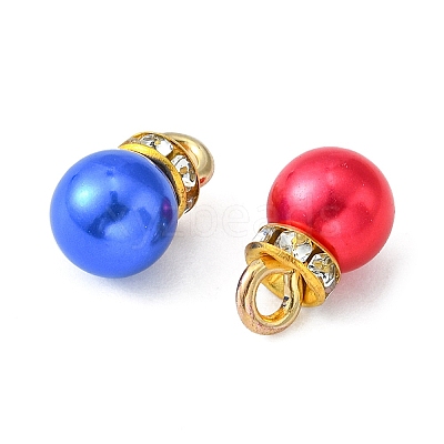 80Pcs 8 Colors ABS Plastic Charms KY-YW0001-29-1