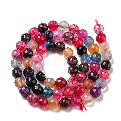 Natural Agate Beads Strands G-C082-A01-18-1