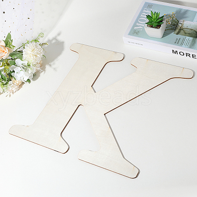 Letter Unfinished MDF Sheets WOOD-WH20012-008K-1