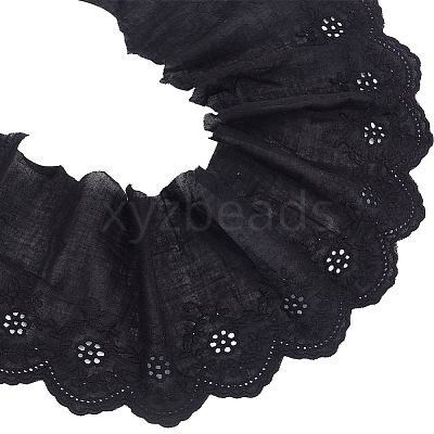4.7~5 Yards Cotton Embroidery Flower Ribbons OCOR-MA0001-03A-1