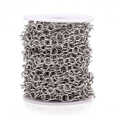 Tarnish Resistant 304 Stainless Steel Rolo Chains CHS-F011-08E-P-1