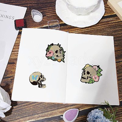 Plastic Stamps DIY-WH20018-0040-1