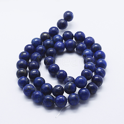 Natural Lapis Lazuli Beads Strands G-P348-01-2mm-1
