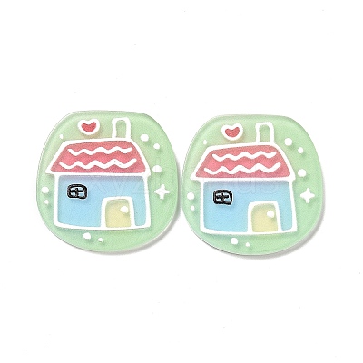 Printed Acrylic Cabochons MACR-C003-28-1