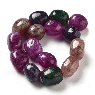 Natural Malaysia Jade Beads Strands G-P528-N04-01-1