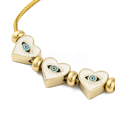 Brass European Bracelets BJEW-C080-04G-07-1