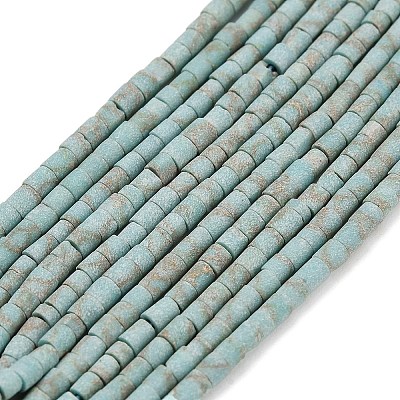 Dyed Synthetic Turquoise Beads Strands G-P594-01B-05-1