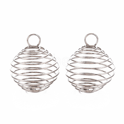 Non-Tarnish 304 Stainless Steel Wire Pendants LS-X-STAS-ZX013-22-20mm-P-1