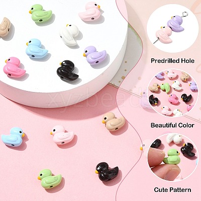16Pcs 8 Colors Baking Paint Zinc Alloy Beads FIND-CJ0004-72-1