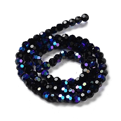 Opaque Glass Beads Strands EGLA-A035-P4mm-L18-1