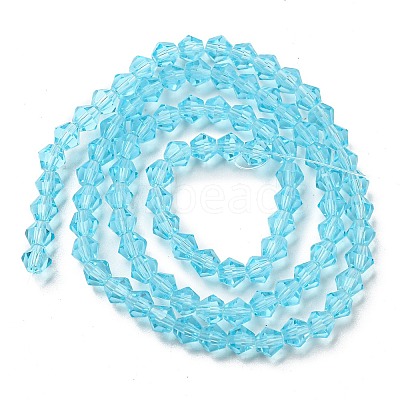 Transparent Glass Beads Strands EGLA-A039-T3mm-D20-1