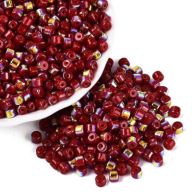 FGB Opaque Colours Glass Seed Beads SEED-Q040-07A-A04-1