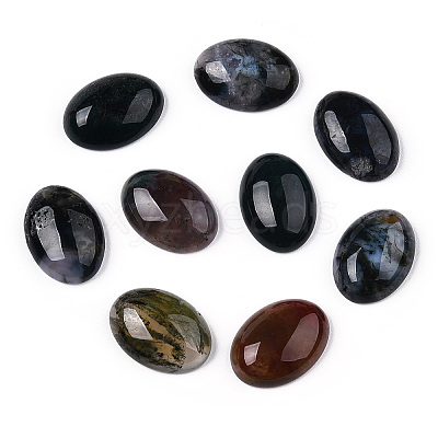 Natural Agate Cabochons X-G-R415-13x18-08-1