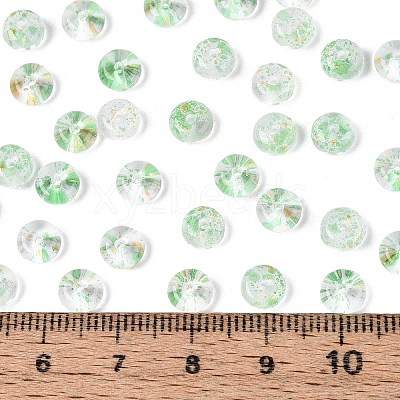 Baking Paint Transparent Glass Beads DGLA-T004-07G-1