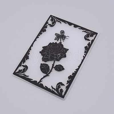 Plastic Embossing Folders DIY-WH0186-67-1
