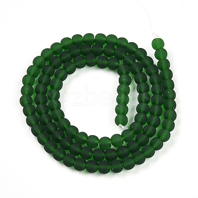 Transparent Glass Beads Strands GLAA-T032-T4mm-MD22-1