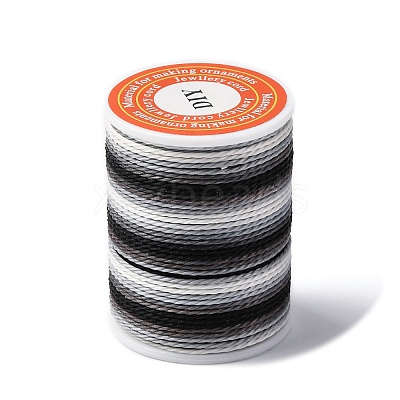 Segment Dyed Twisted Waxed Polyester Cord YC-C003-01F-1
