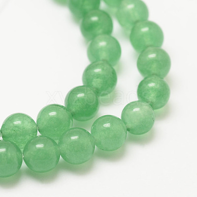 Natural Green Aventurine Bead Strands G-P281-01-10mm-1