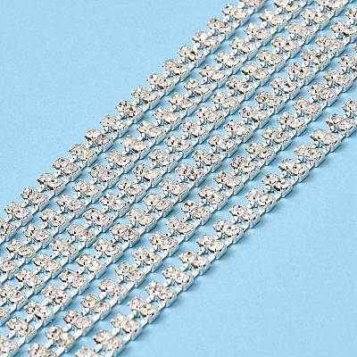 Glass Rhinestone Cup Chains CHC-TAC0001-01A-1