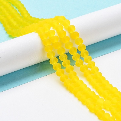 Transparent Glass Beads Strands EGLA-A034-T10mm-MD17-1