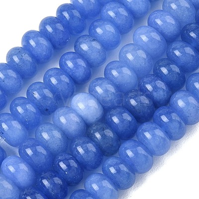 Dyed Natural White Jade Beads Strands GG-CBA9281-A09-5x8mm-1