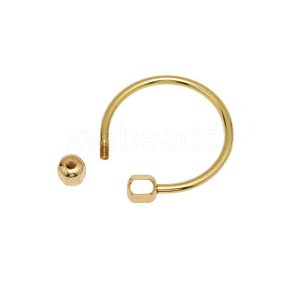 Brass Screw Carabiner Lock Charms LS-KK-ZX025-67C-1