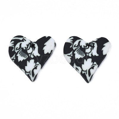 Handmade Polymer Clay Pendants CLAY-N010-045B-1