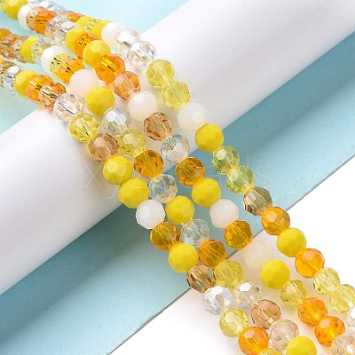 Glass Beads Strands GLAA-E036-09A-1